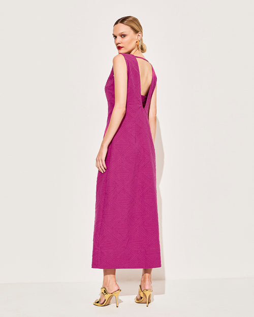 VESTIDO CARLINA FUCSIA