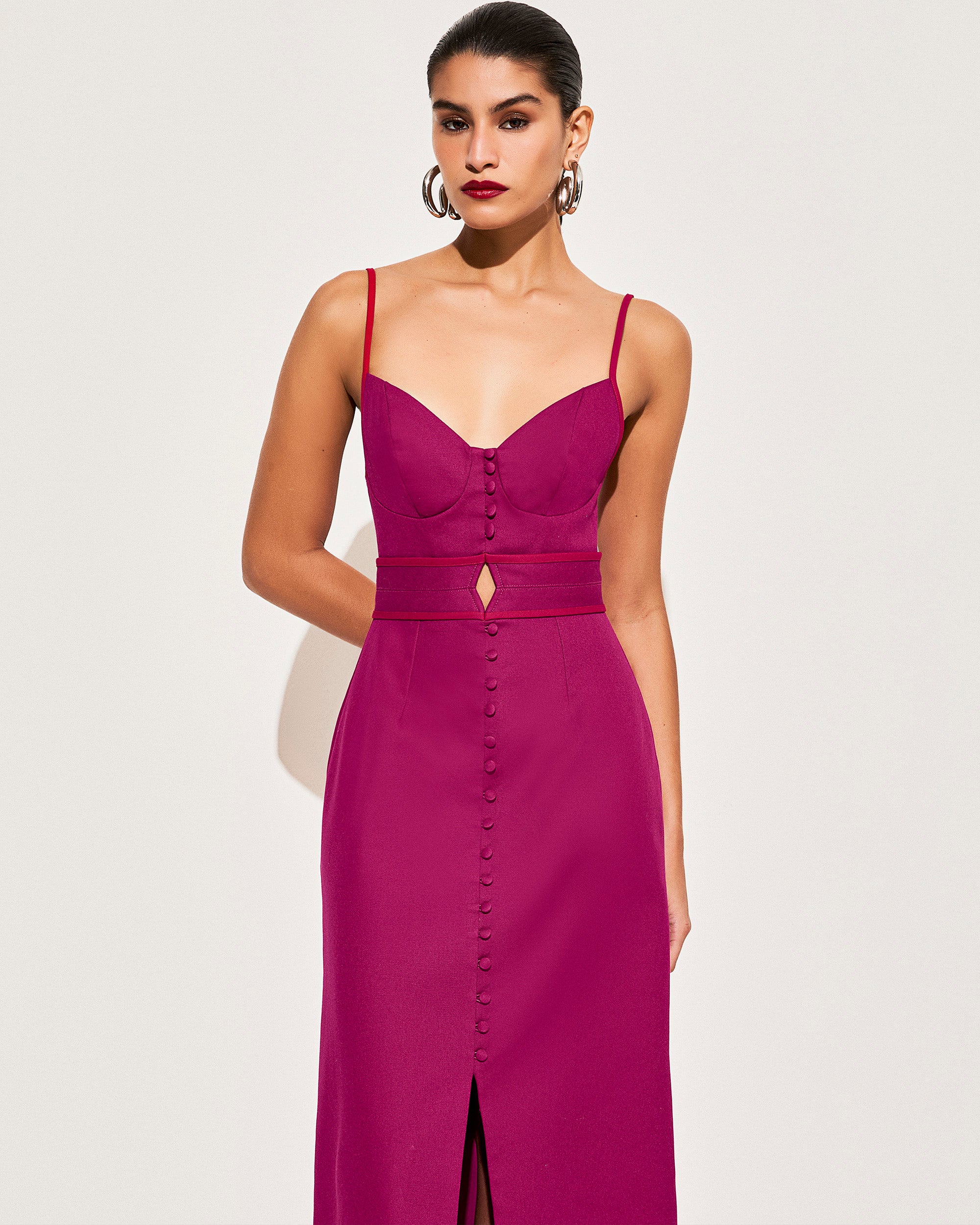 VESTIDO GABRIELA FUCSIA