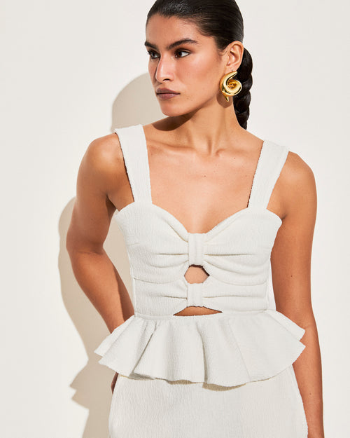 CROPPED ALEXANDRA OFF WHITE