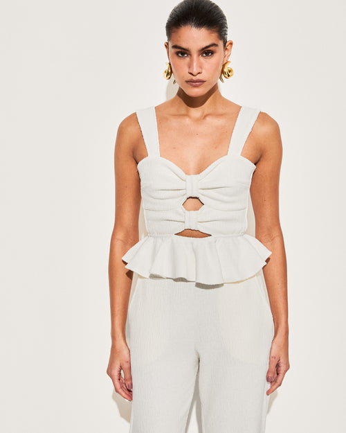 CROPPED ALEXANDRA OFF WHITE