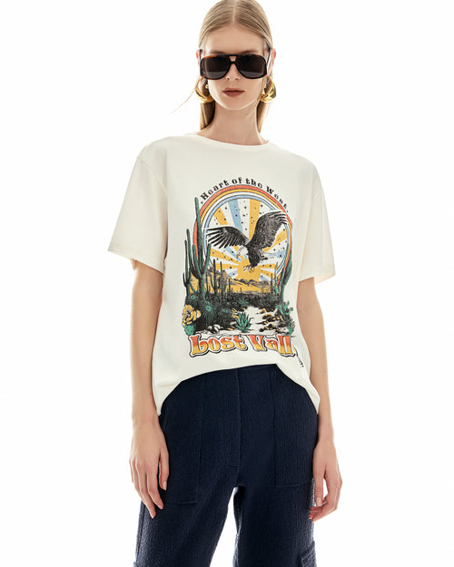 CAMISETA LOST VALLEY OFF WHITE