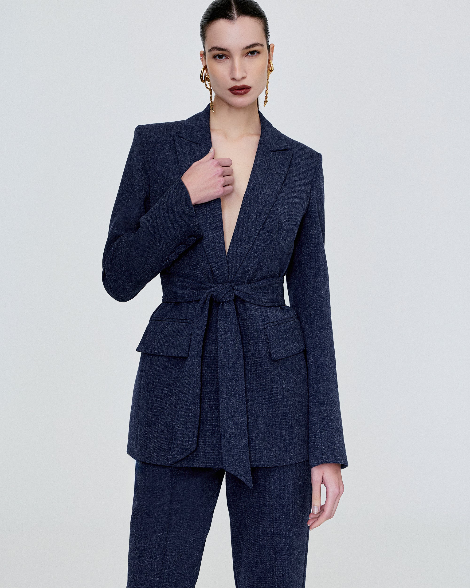 BLAZER REBECA AZUL MARINHO