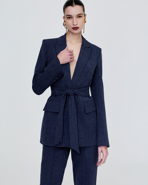 BLAZER REBECA AZUL MARINHO