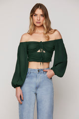 BLUSA NOELLE VERDE ESCURO