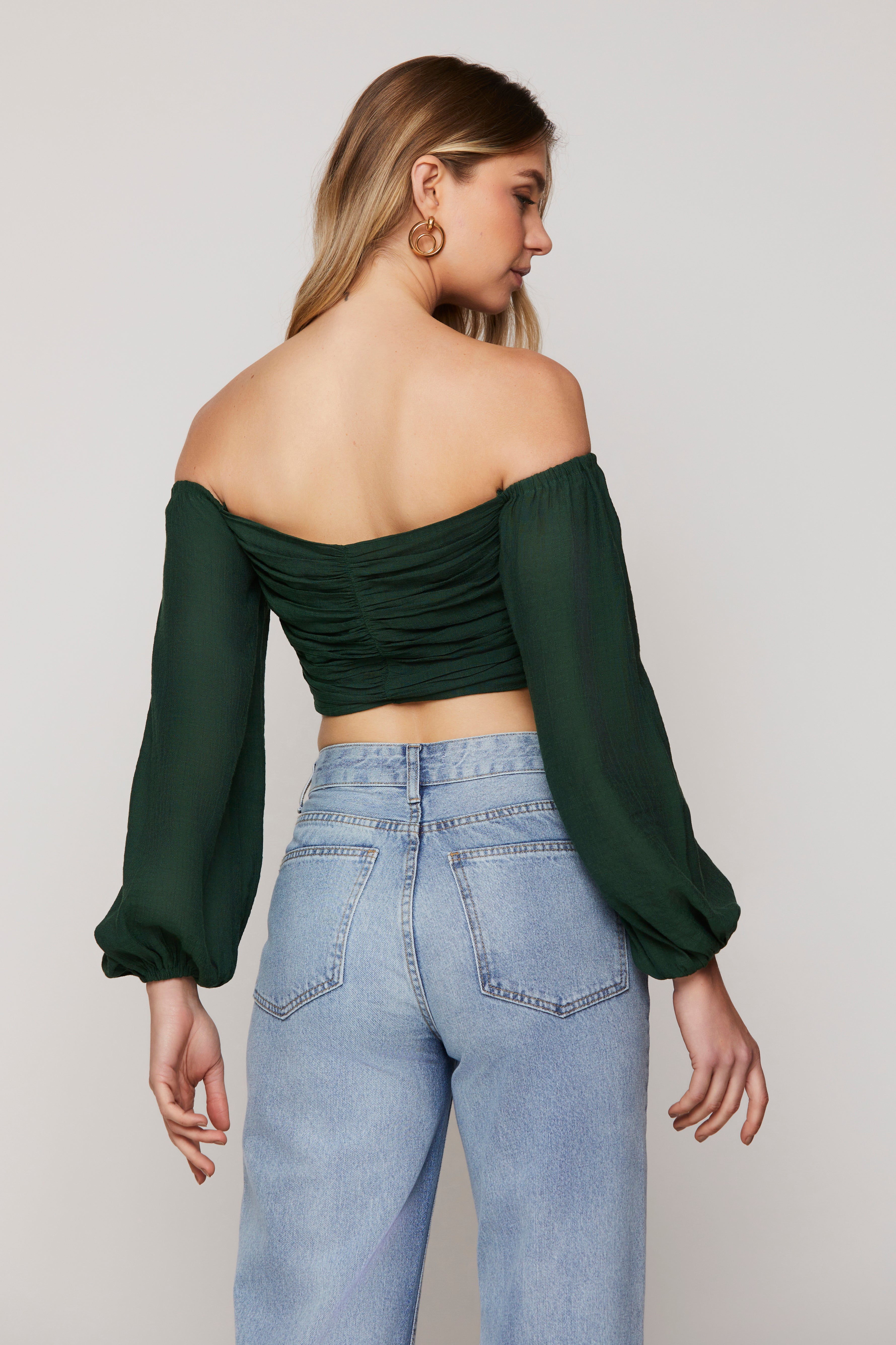 BLUSA NOELLE VERDE ESCURO