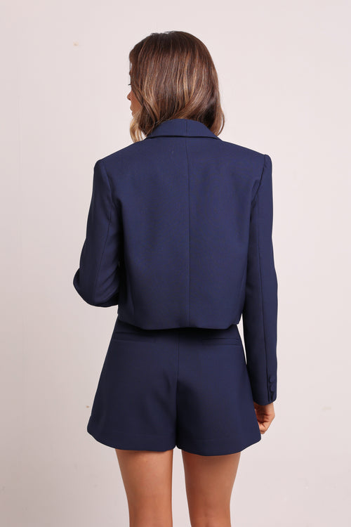 BLAZER JOHANNA AZUL MARINHO