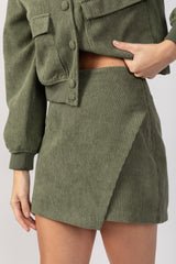 SHORTS SAIA ALEXA VERDE MILITAR