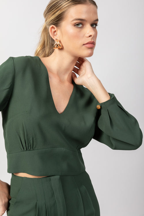 BLUSA SAFIRA VERDE