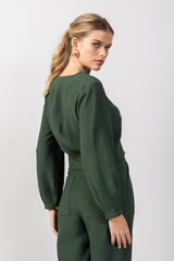 BLUSA SAFIRA VERDE