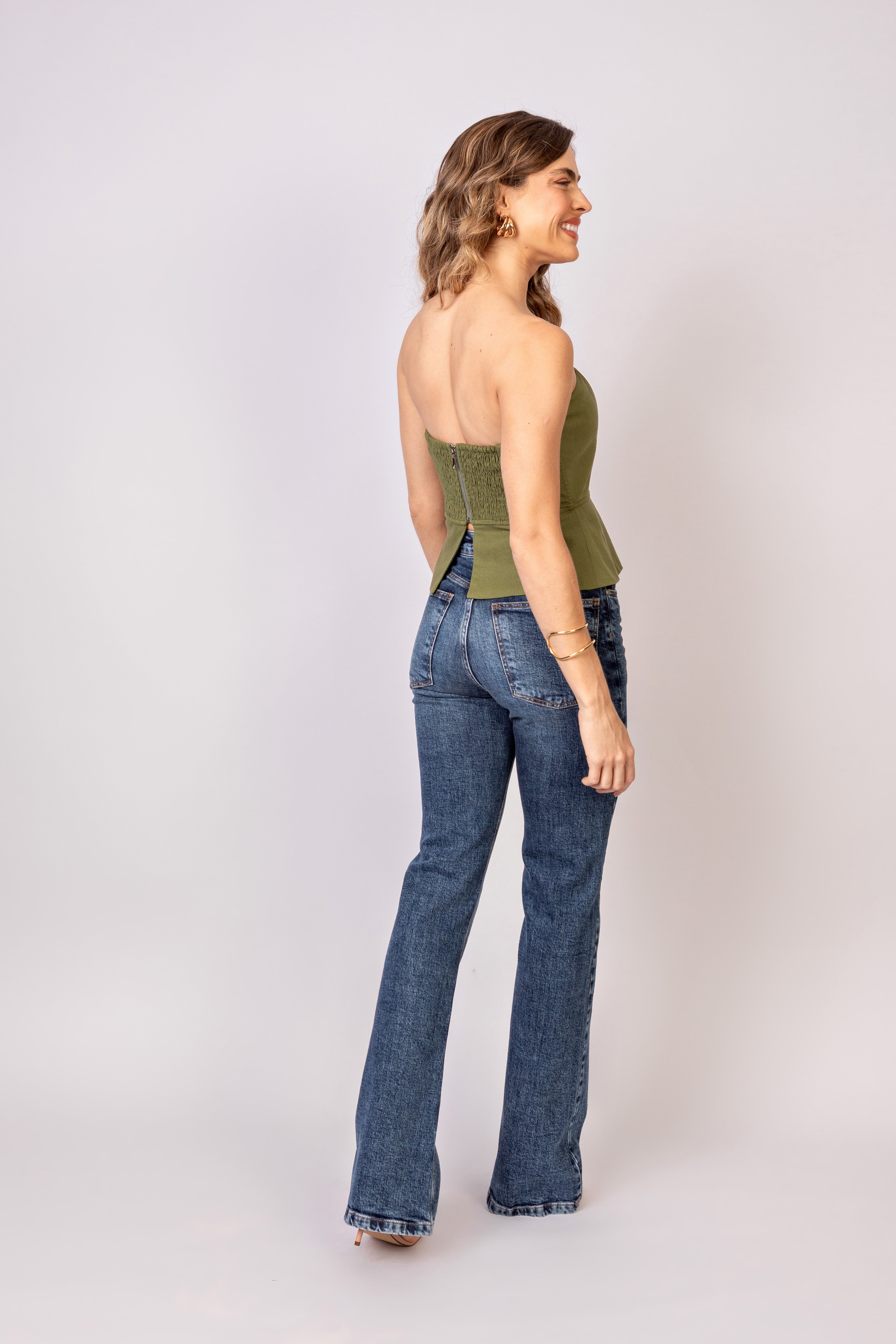 CALÇA JEANS ZURI AZUL ESCURO