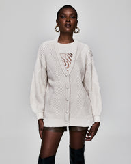 CARDIGAN ASTORIA TRICOT OFF WHITE