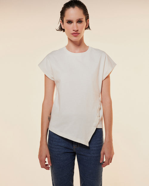 CAMISETA AMALIA OFF WHITE