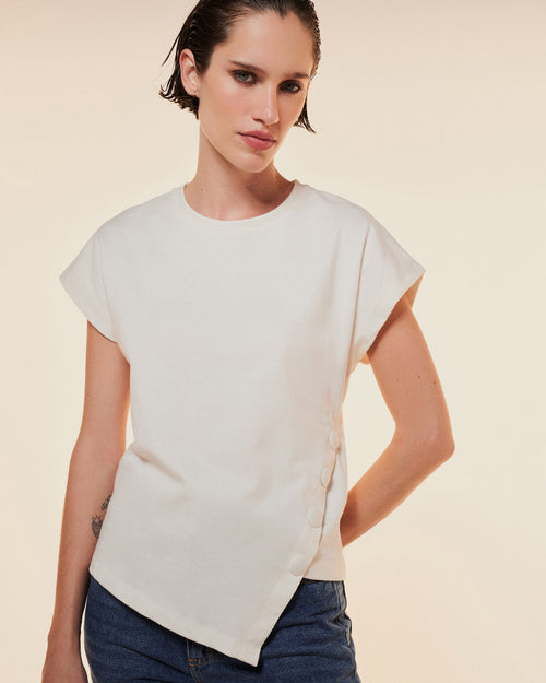 CAMISETA AMALIA OFF WHITE