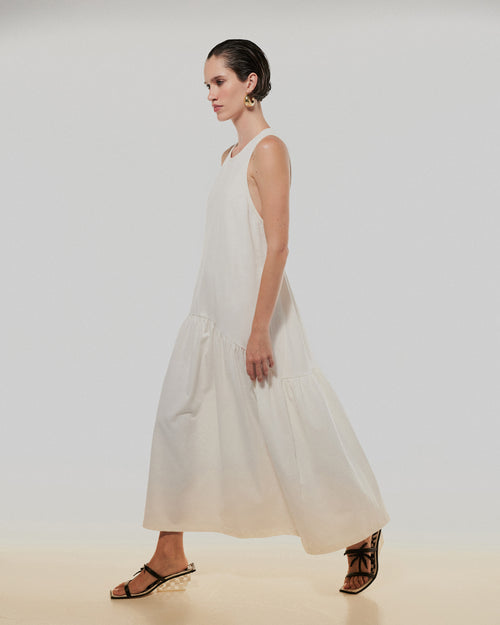 VESTIDO CARMINE OFF WHITE