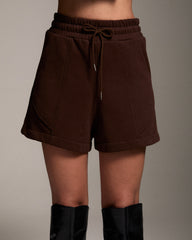 SHORTS ELVA MARROM