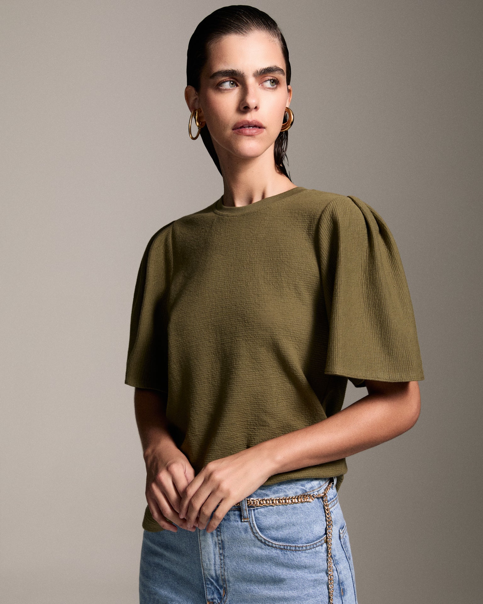 CAMISETA JANE VERDE MILITAR