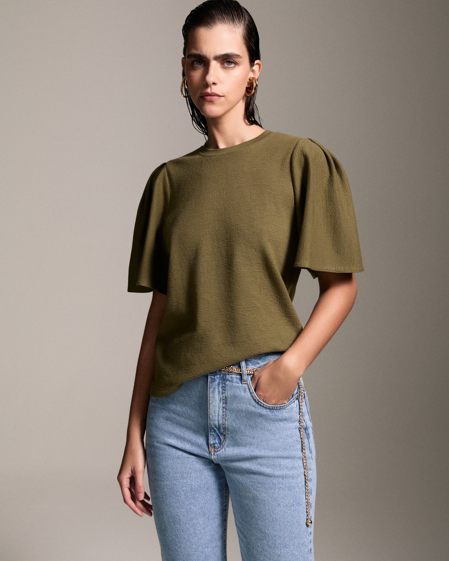 CAMISETA JANE VERDE MILITAR