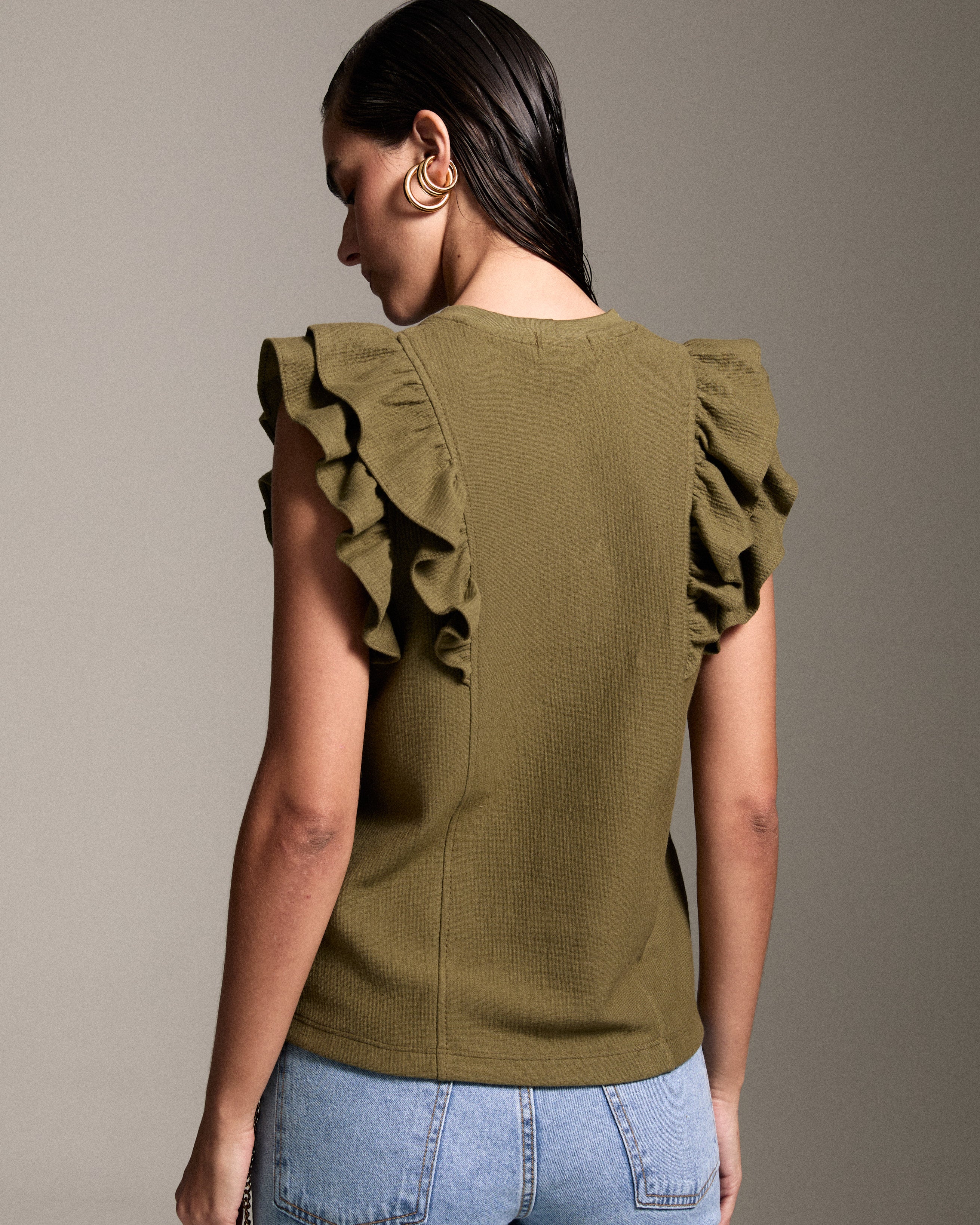 BLUSA LARISSA VERDE MILITAR